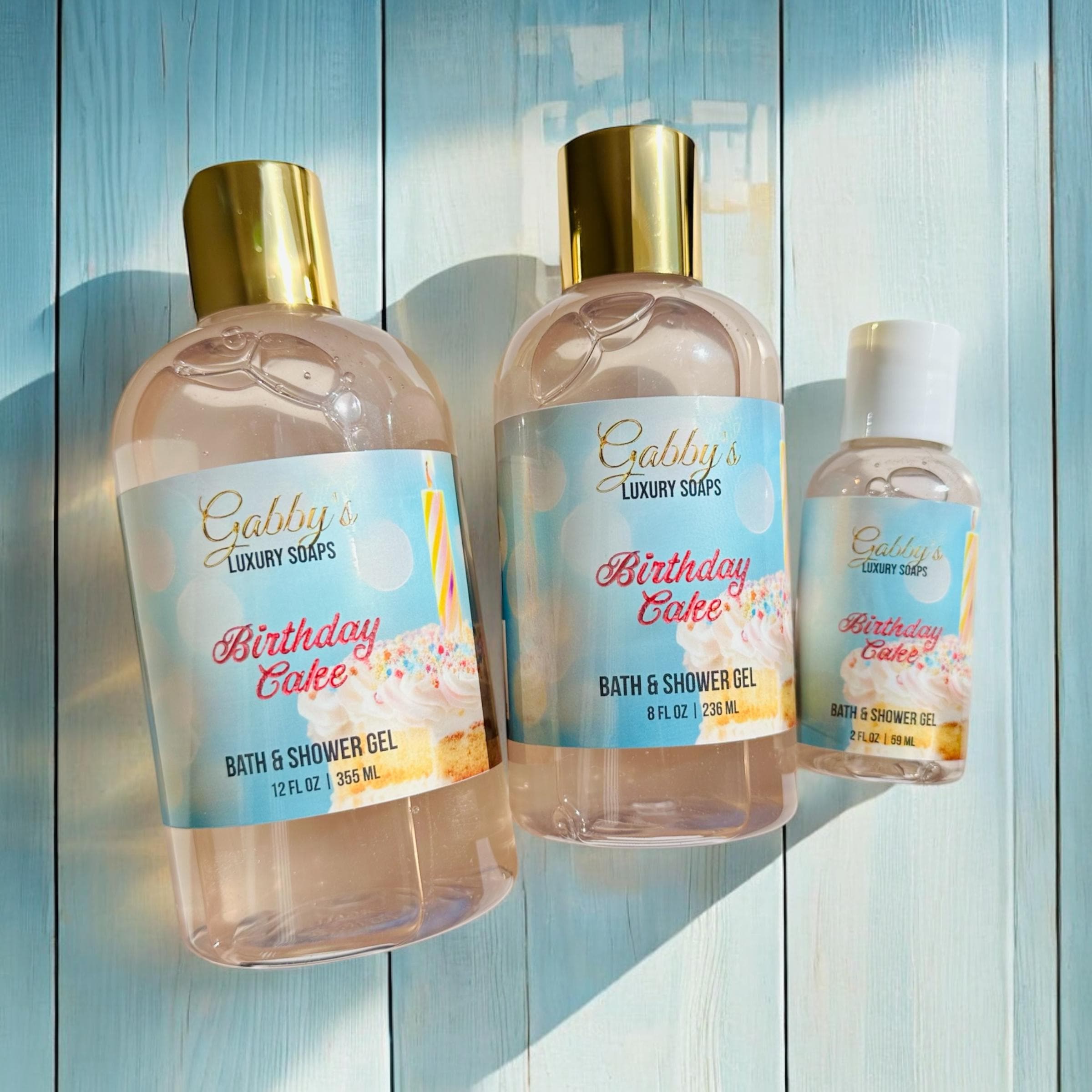 Birthday Cake Plant-Based Bath & Shower Gel